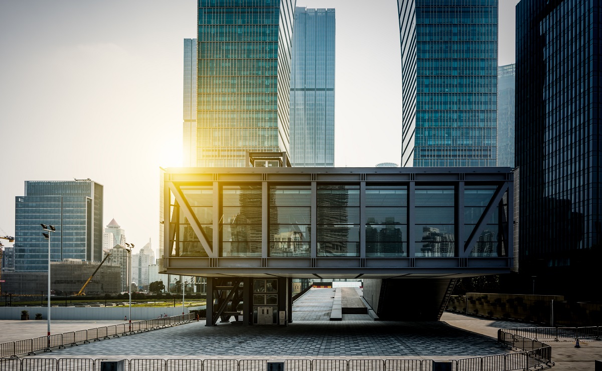 modern business center